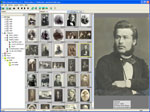 Genealogical digital picture album