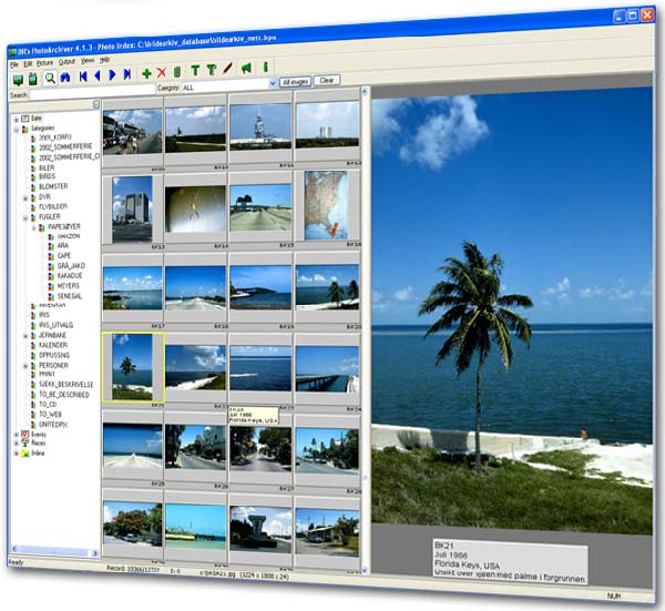 Click to view BR's PhotoArchiver 4.2.12 screenshot